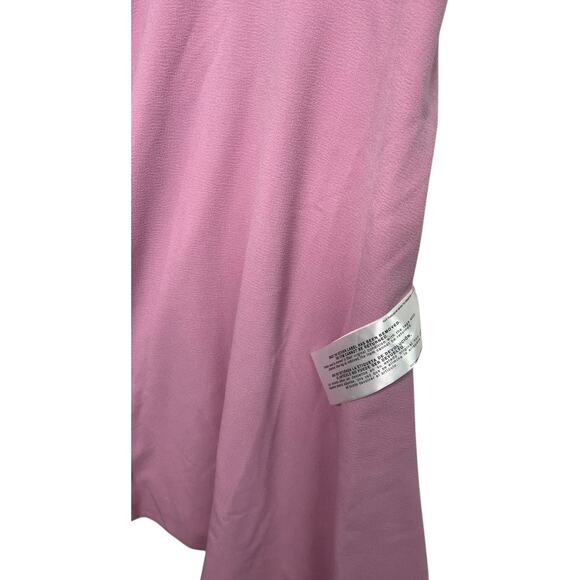 Dress The Population Livia Dress Womens Small Pink Midi Cap Sleeve Fit Flare - Picture 6 of 16